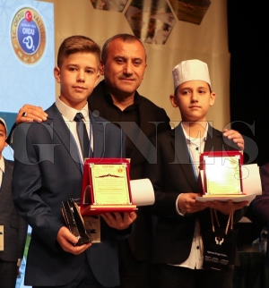 Genç Bilaller ezan okuma yarışması Türkiye finali Orduda yapıldı